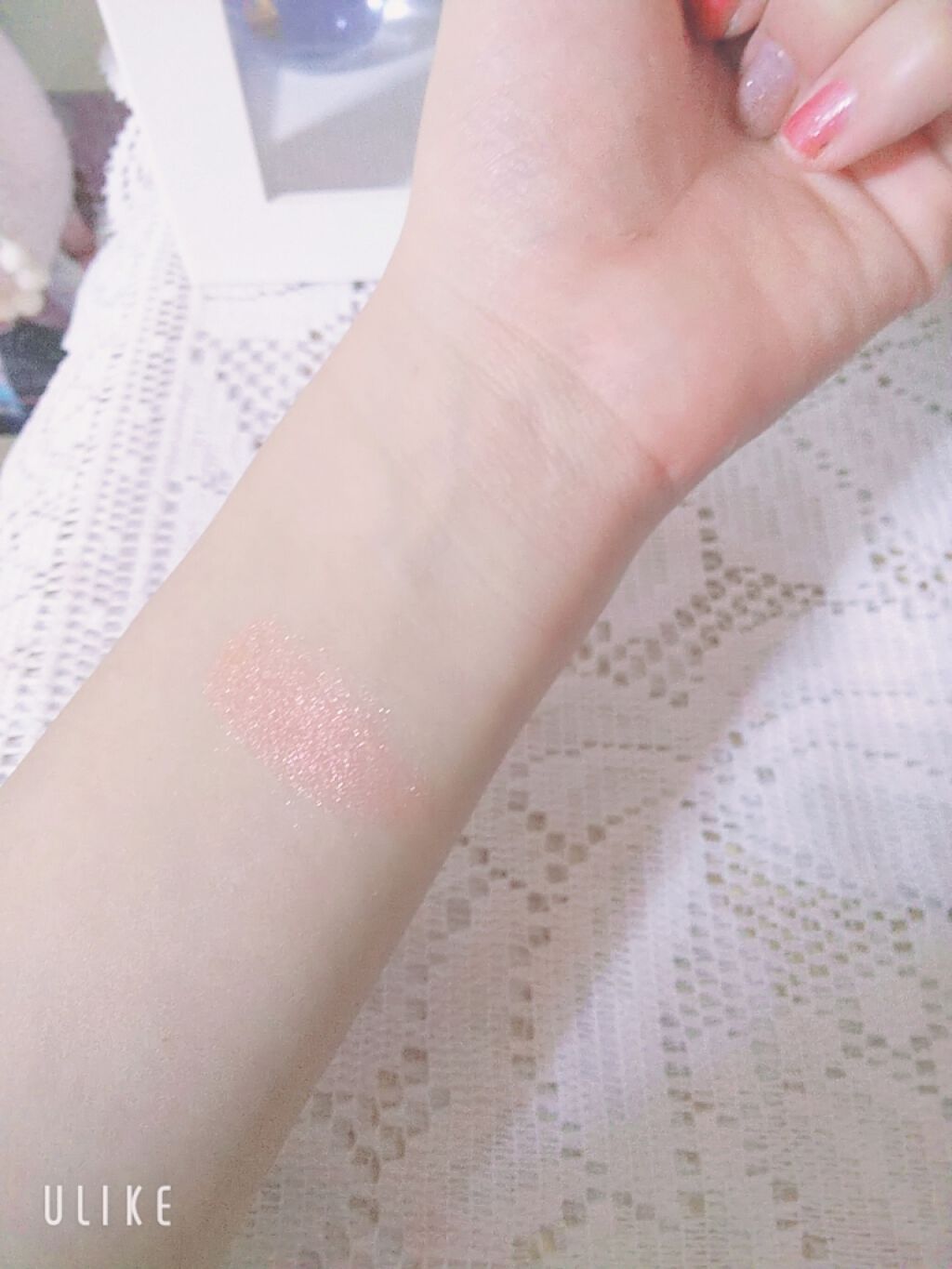 グリッタープリズム シャドウ/MISSHA/グリッターを使ったクチコミ(2枚目)