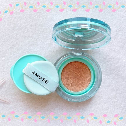 メタフィットヴィーガンクッション/AMUSE/クッションファンデーションを使ったクチコミ(2枚目)