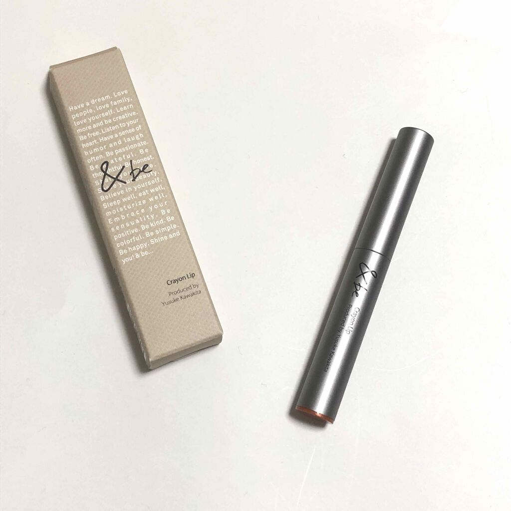 クレヨンリップ/＆be/口紅を使ったクチコミ（1枚目）