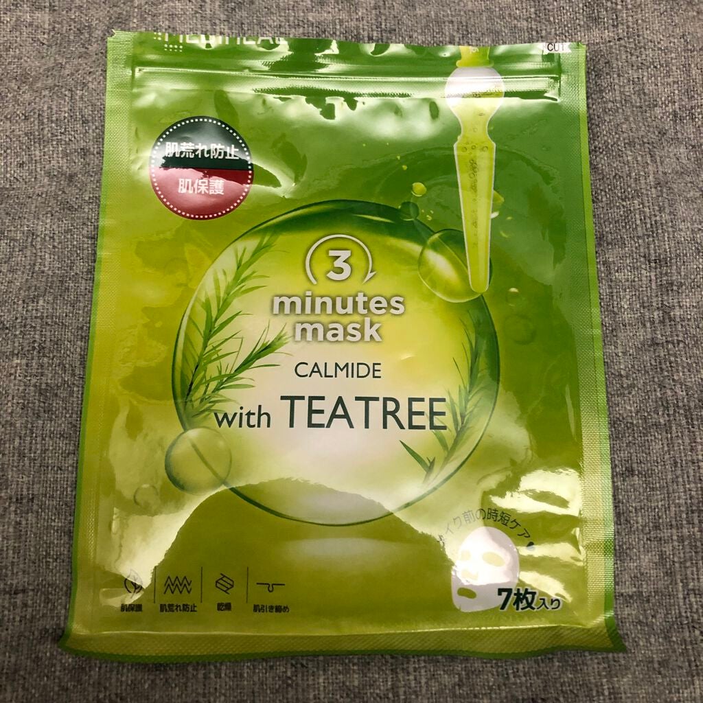 3ミニッツマスク:カーマイド with ティーツリー/MEDIHEAL/シートマスク・パックを使ったクチコミ(1枚目)