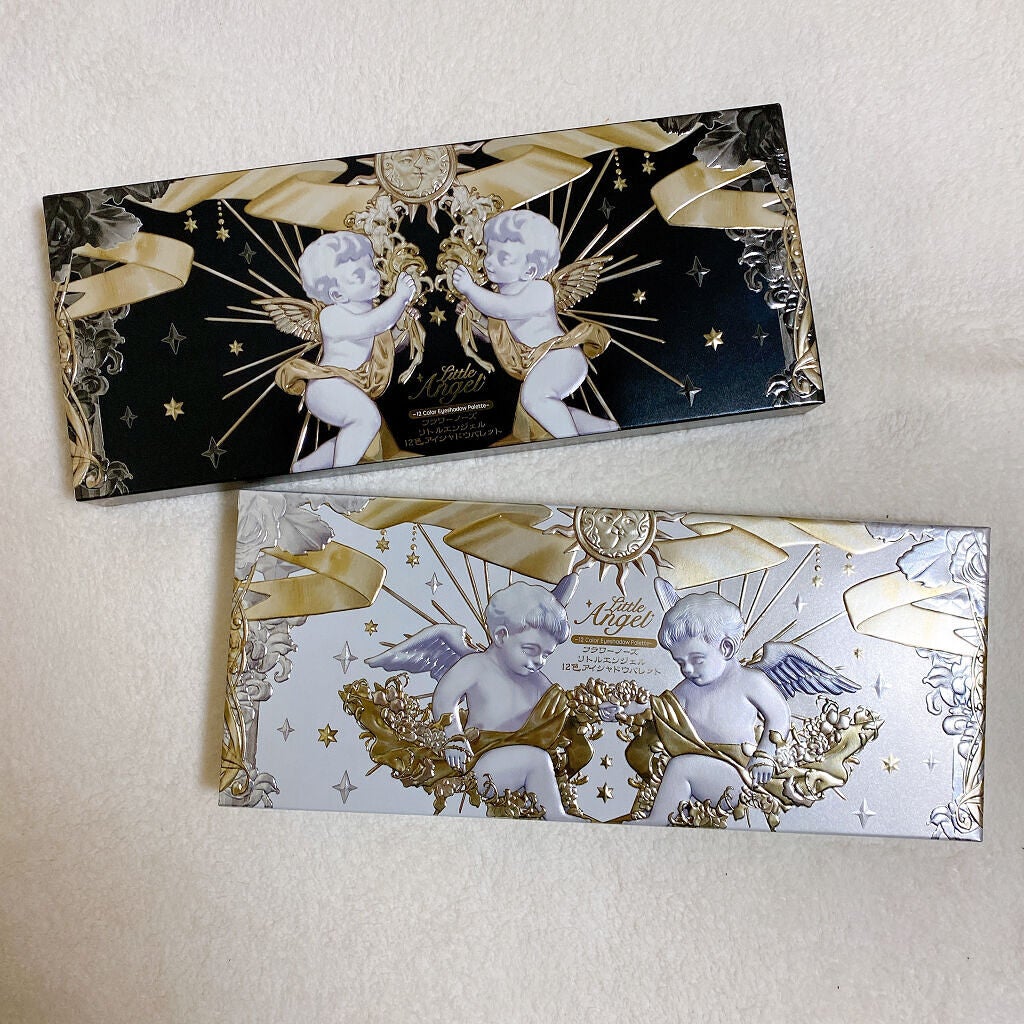 リトルエンジェル12色アイシャドウパレット/FlowerKnows/アイシャドウパレットを使ったクチコミ(4枚目)