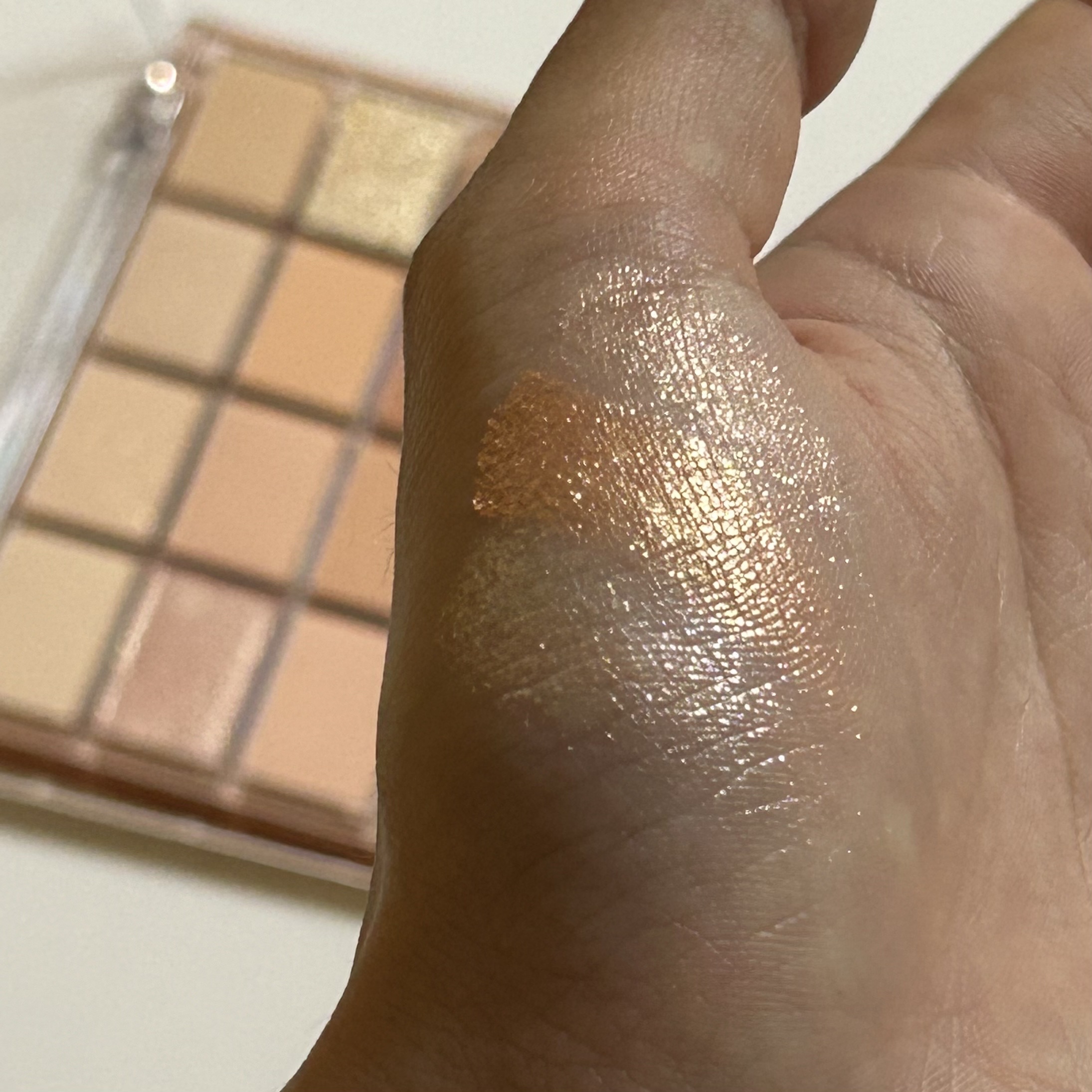 ソフトブラーリングアイパレット/wakemake/アイシャドウパレットを使ったクチコミ（3枚目）