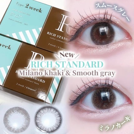 リッチスタンダード2WEEKシリーズ/RICH STANDARD/2週間(2WEEKS)カラコンを使ったクチコミ(1枚目)