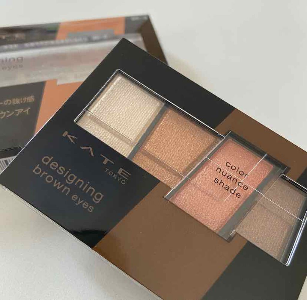 デザイニングブラウンアイズ/KATE/アイシャドウパレットを使ったクチコミ（1枚目）