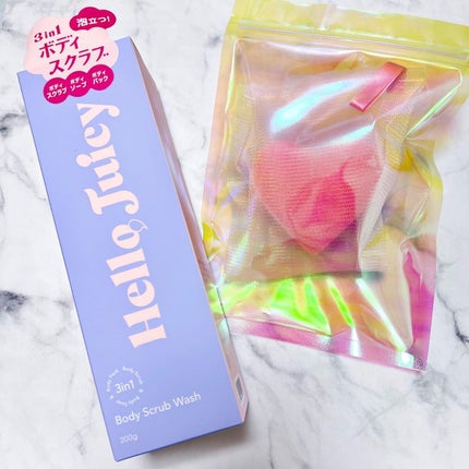 ボディスクラブウォッシュ/Hello Juicy/ボディスクラブを使ったクチコミ(4枚目)