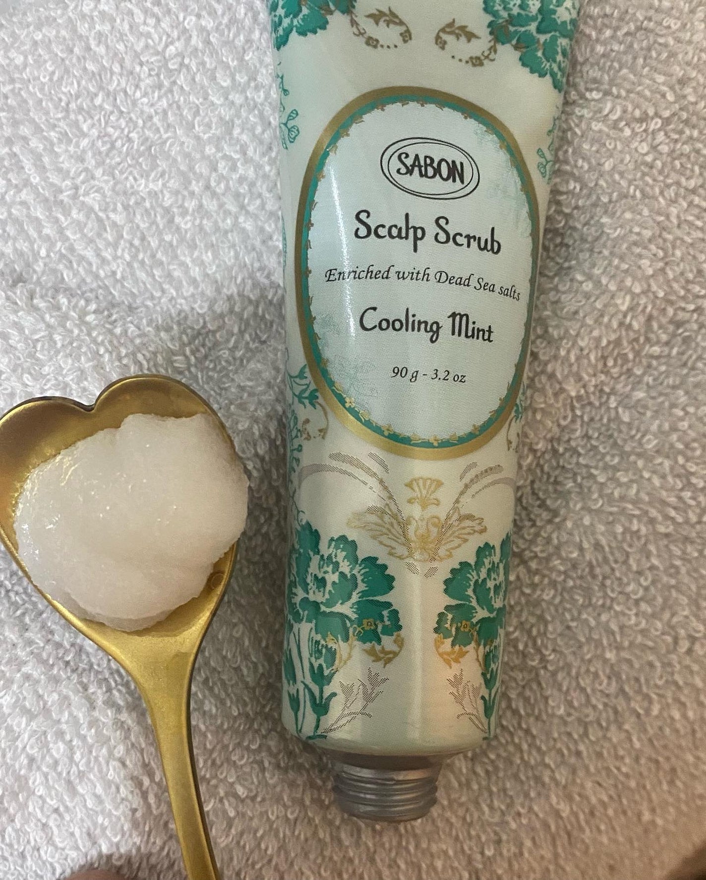 ヘッドスクラブ リフレッシング(ミント)/SABON/ヘッドスクラブを使ったクチコミ(2枚目)
