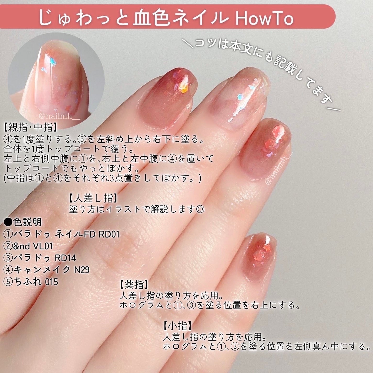 カラフルネイルズ/キャンメイク/マニキュアを使ったクチコミ(2枚目)