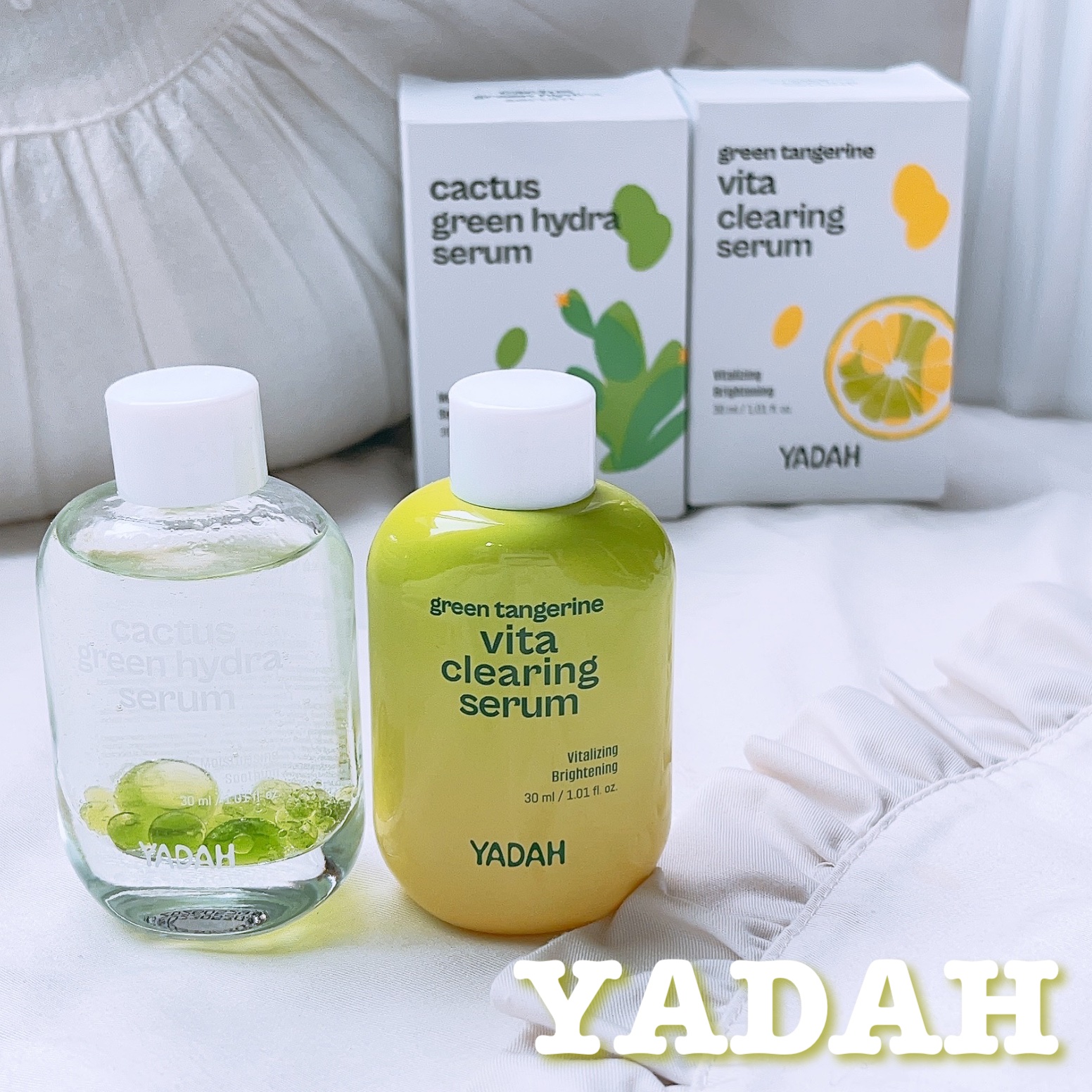 カクタスグリーンハイドラセラム/YADAH/美容液を使ったクチコミ（1枚目）