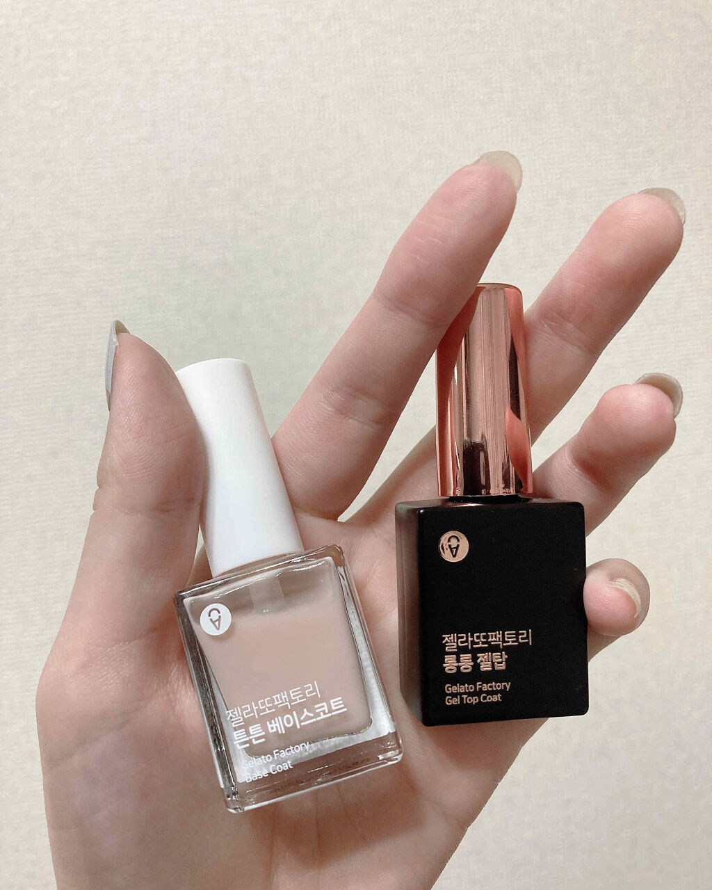 プロテクトベースコート(ネイルファンデーション)/GELATO FACTORY/ネイルベースコートを使ったクチコミ（2枚目）