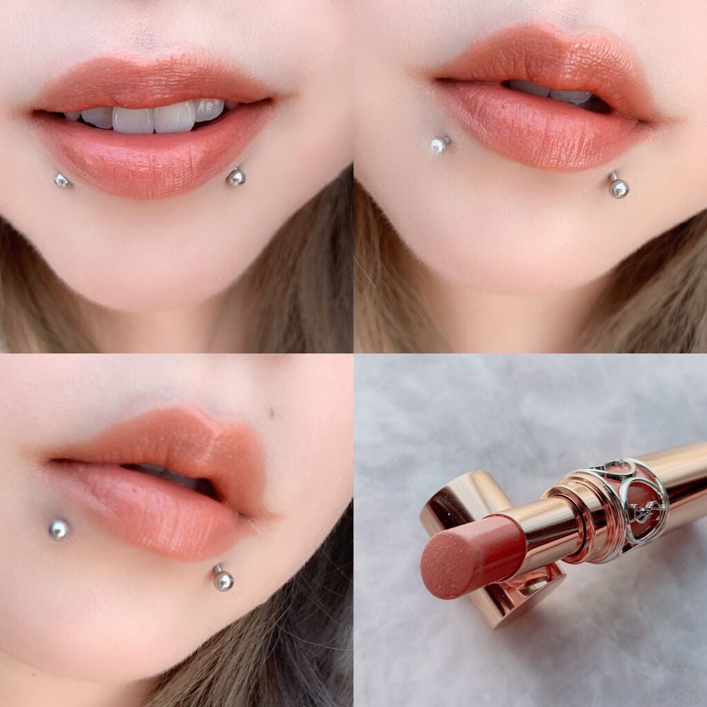 ルージュ ヴォリュプテ シャイン/YVES SAINT LAURENT BEAUTE/口紅を使ったクチコミ(3枚目)