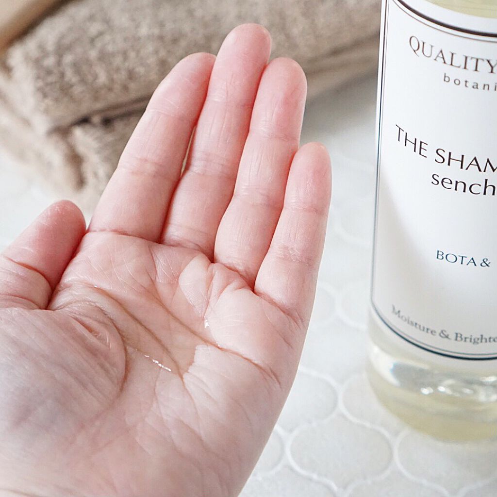 ボタアンド ザ シャンプー <sencha>/クオリティファースト/市販シャンプーを使ったクチコミ（3枚目）