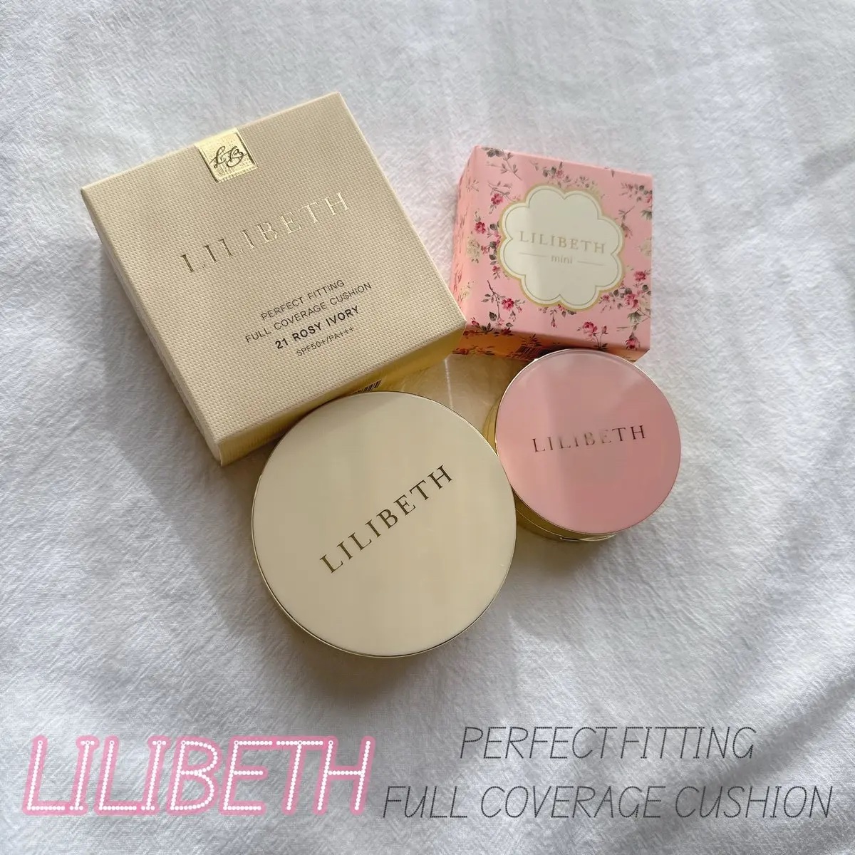 パーフェクティングフィッティング フルカバレッジクッション 21号 ロージーアイボリー（リフィル）/LILIBETH/クッションファンデーションを使ったクチコミ（1枚目）