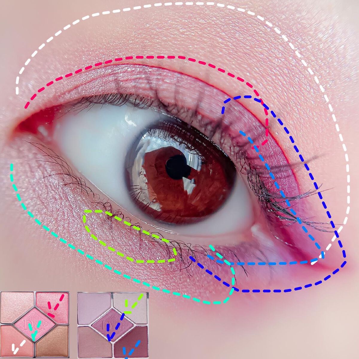 【旧】サンク クルール クチュール/Dior/アイシャドウパレットを使ったクチコミ（2枚目）