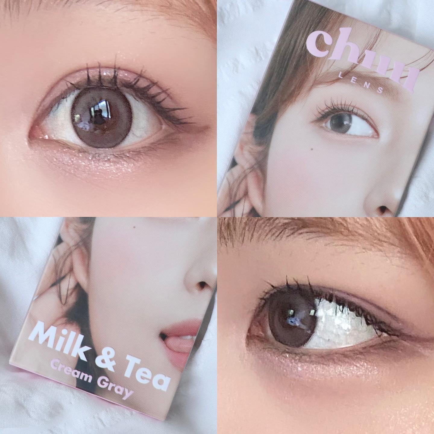 chuuLENS Milk&Tea 1day/chuu LENS/ワンデー（１DAY）カラコンを使ったクチコミ（1枚目）