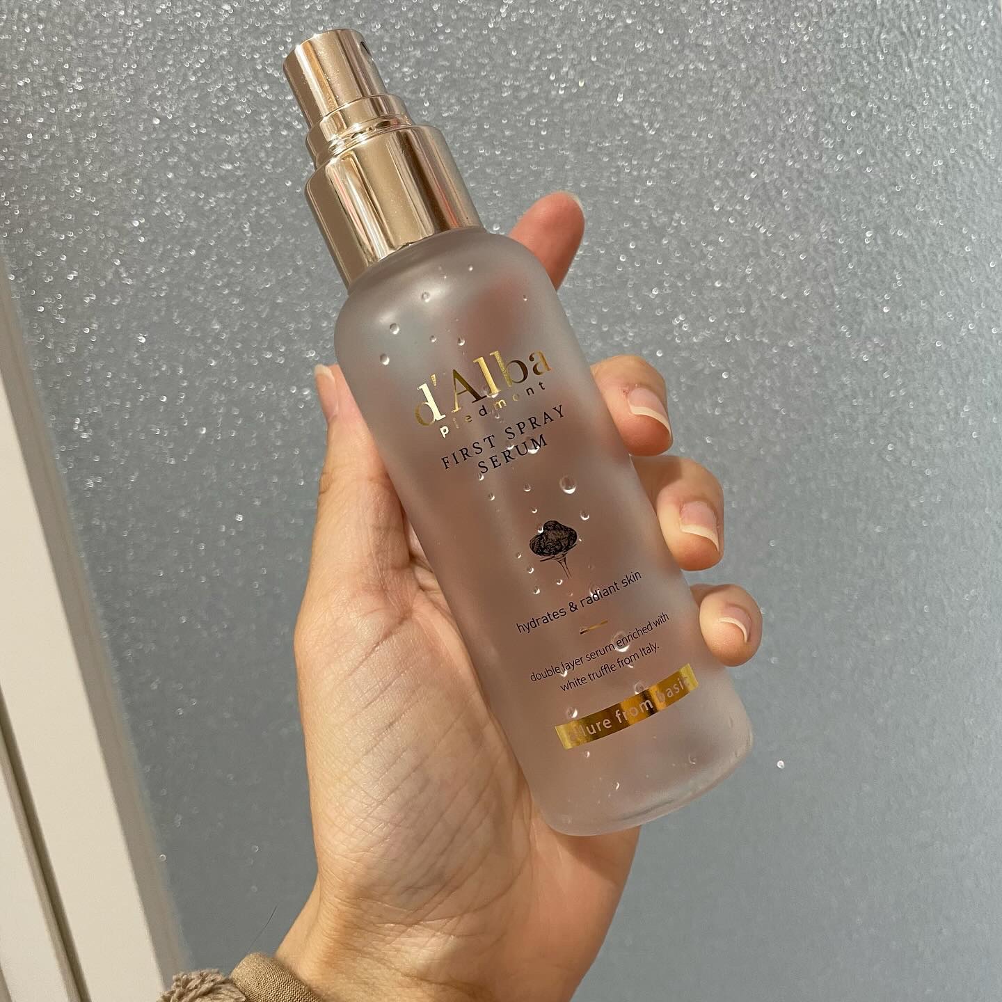 ダルバ ホワイトトリュフファーストスプレーセラム/ダルバ/ミスト状化粧水を使ったクチコミ（2枚目）
