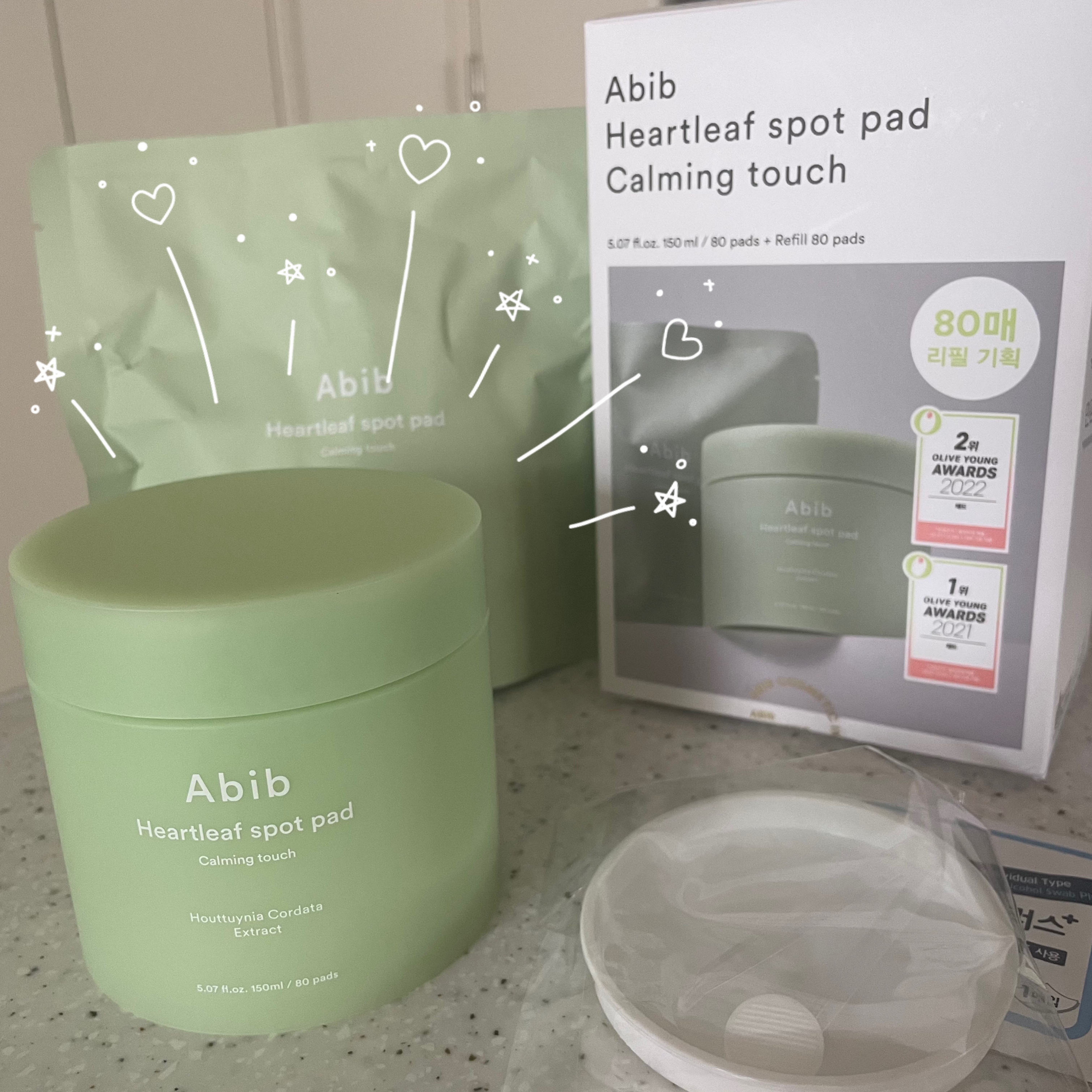 ドクダミカーミングタッチスポットパッド/Abib /トナーパッドを使ったクチコミ（1枚目）