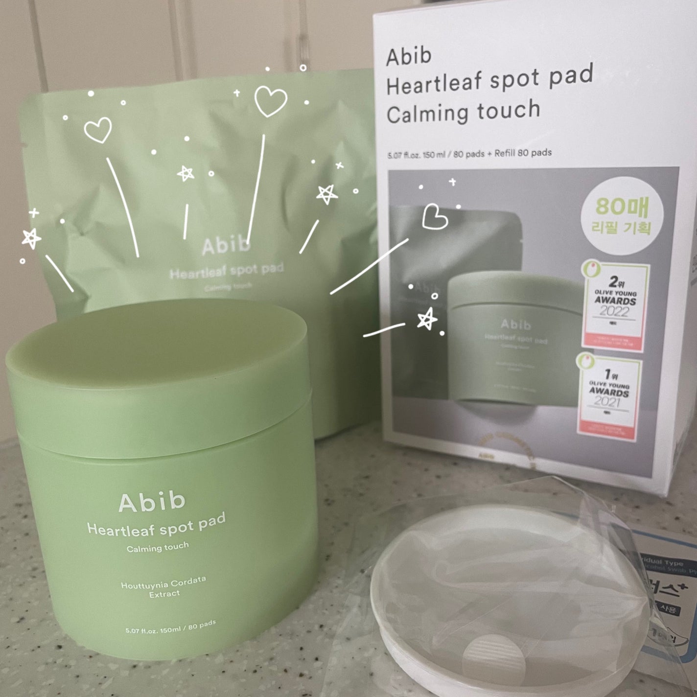 ドクダミカーミングタッチスポットパッド/Abib /トナーパッドを使ったクチコミ(1枚目)