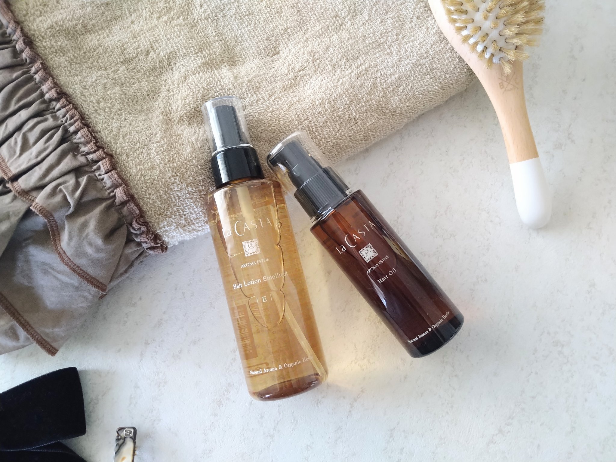 アロマエステ エモリエント ヘアオイル/ラ・カスタ/ヘアオイルを使ったクチコミ（1枚目）