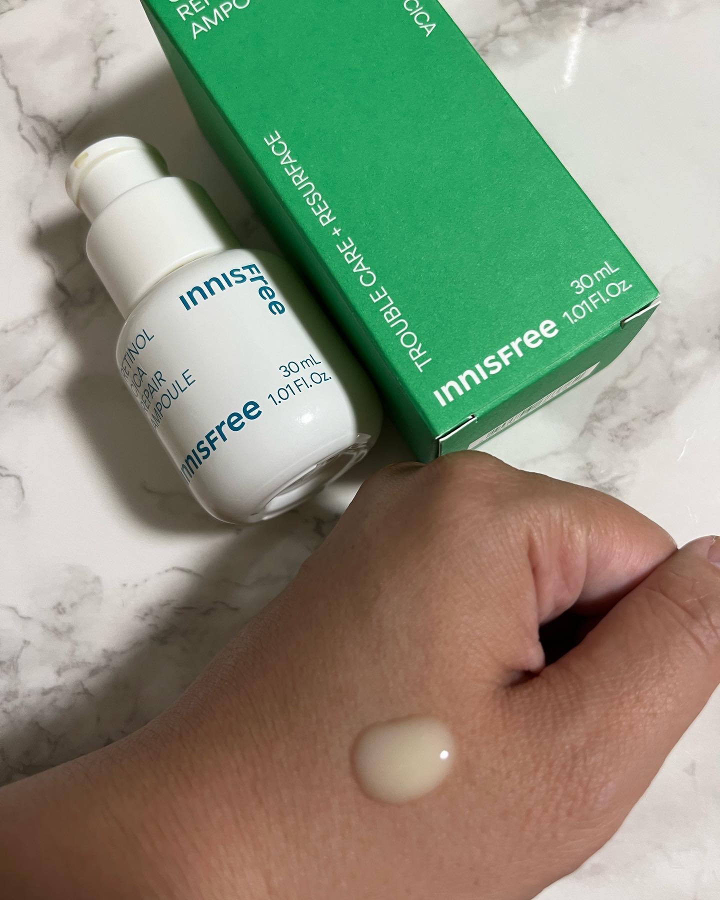 レチノール　シカ　リペア　セラム/innisfree/美容液を使ったクチコミ（2枚目）