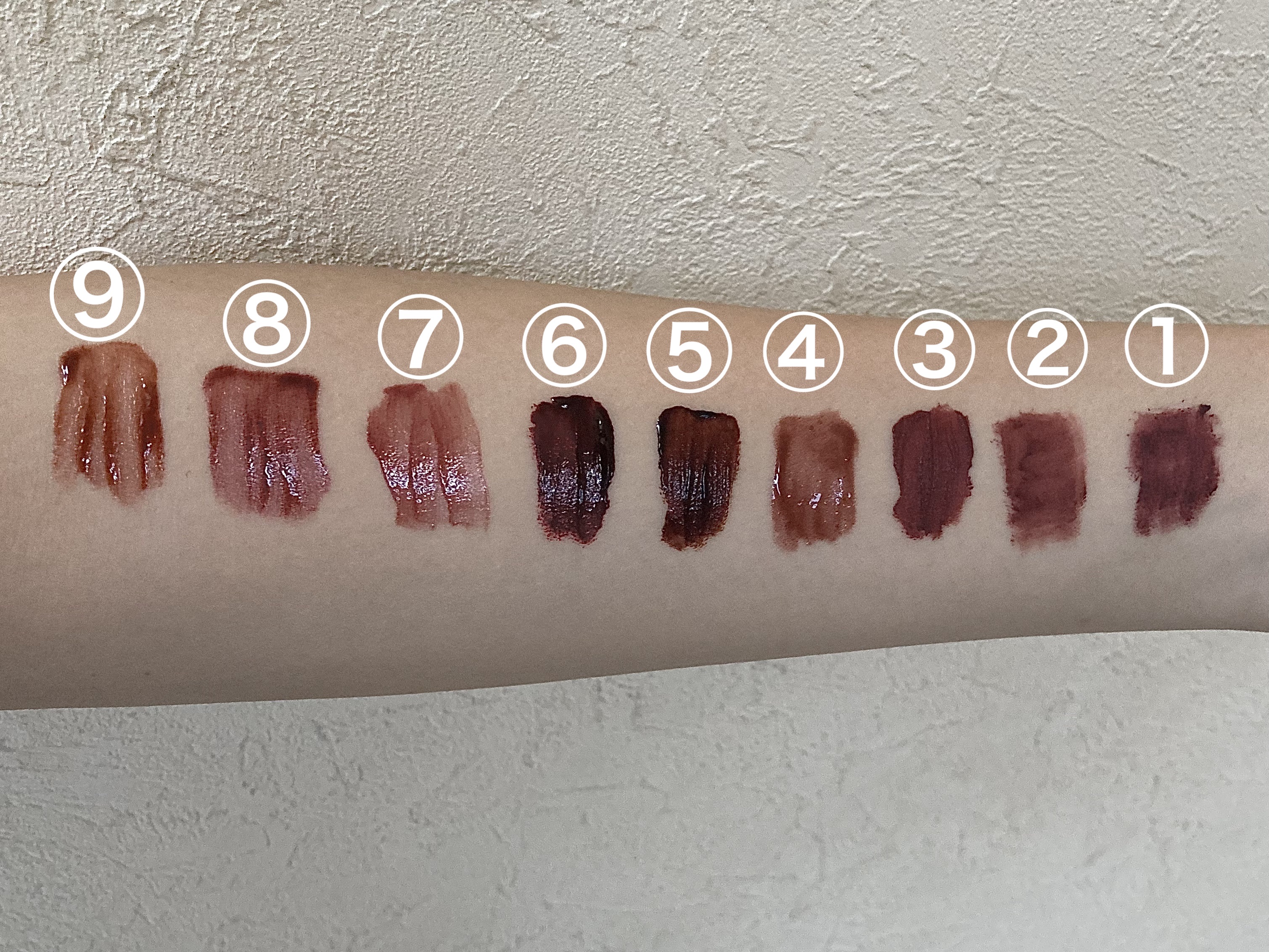 ジューシーラスティングティント/rom&nd/リップティントを使ったクチコミ（3枚目）