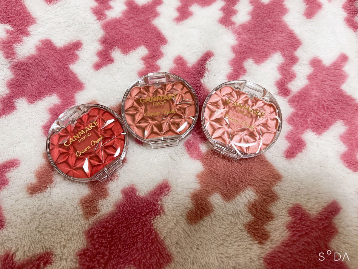 クリームチーク(マットタイプ)/キャンメイク/ジェル・クリームチークを使ったクチコミ(3枚目)