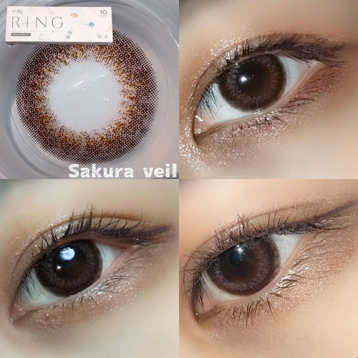 WAVEワンデー UV リング プラス フラワーコレクション/WAVE/ワンデー（１DAY）カラコンを使ったクチコミ（1枚目）