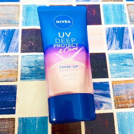 ニベアUV ディープ プロテクト&ケア トーンアップ エッセンス/ニベア/日焼け止めローションを使ったクチコミ(3枚目)