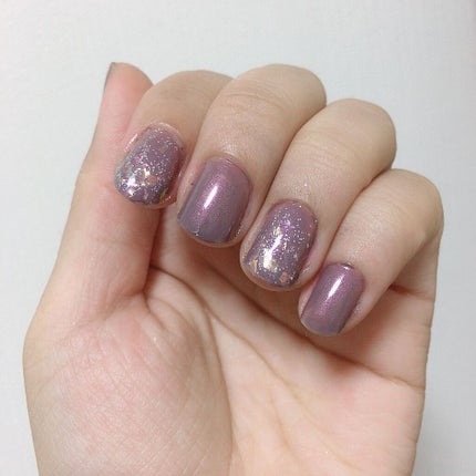 カラフルネイルズ N47 ダスキーパープル/キャンメイク/マニキュアを使ったクチコミ(3枚目)
