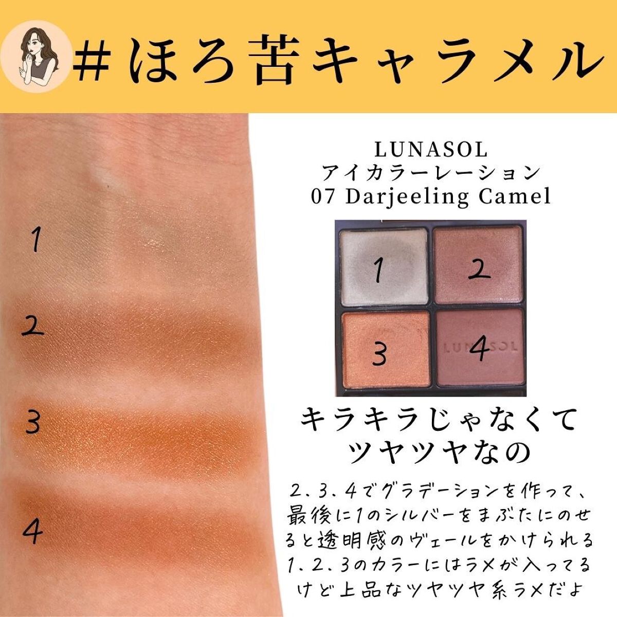 アイカラーレーション/LUNASOL/アイシャドウパレットを使ったクチコミ(5枚目)