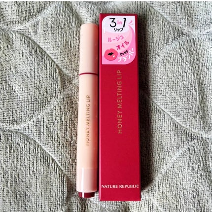 ハニーメルティングリップ/ネイチャーリパブリック/口紅を使ったクチコミ(2枚目)