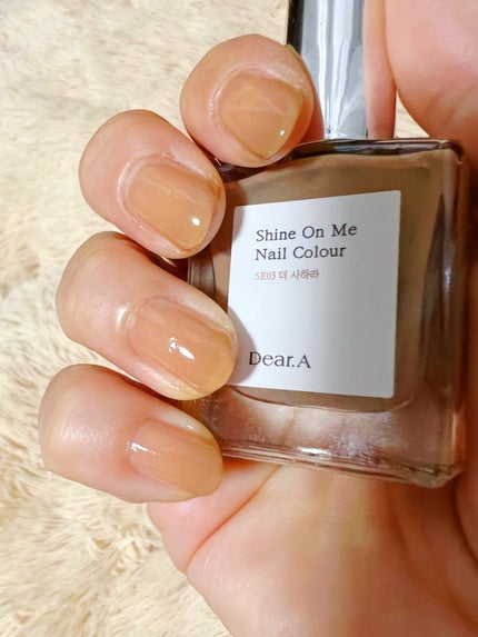 シャインオンミーネイルカラー/Dear.A/マニキュアを使ったクチコミ(4枚目)