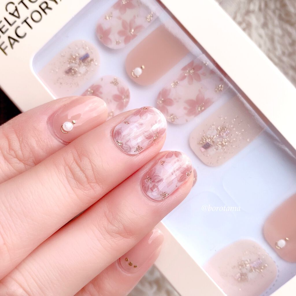 ネイルフィット ジェルネイルシール/GELATO FACTORY/ネイルシールを使ったクチコミ(7枚目)