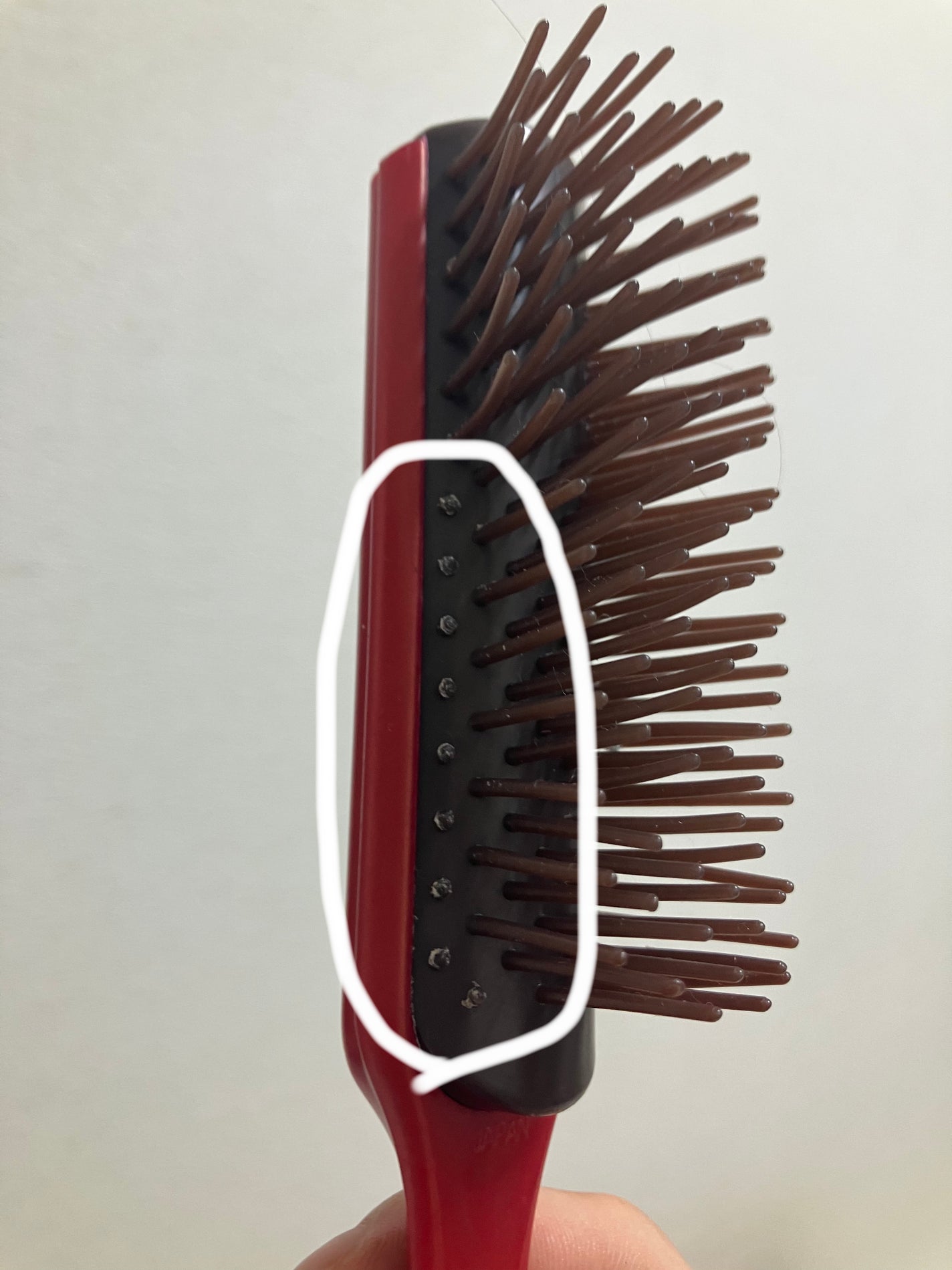 椿ブラシ/DAISO/ヘアブラシを使ったクチコミ(2枚目)