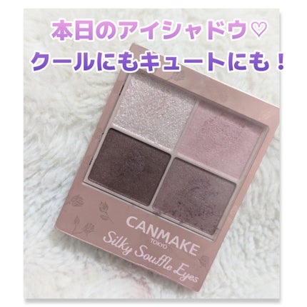 シルキースフレアイズ(マットタイプ)/キャンメイク/アイシャドウパレットを使ったクチコミ(1枚目)