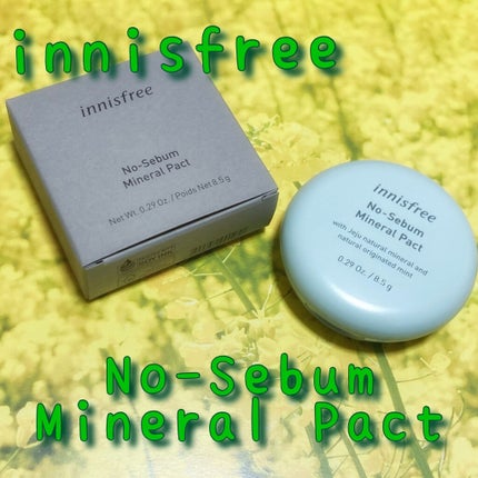 ノーセバム ミネラルパクト N/innisfree/プレストパウダーを使ったクチコミ(1枚目)