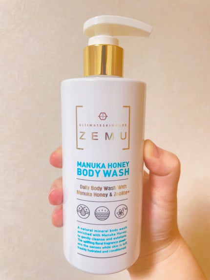 マヌカハニーボディウォッシュ/ZEMU/ボディローションを使ったクチコミ(2枚目)