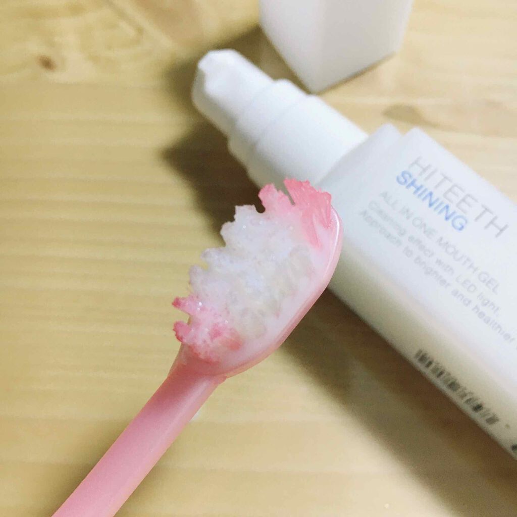 HITEETH ALL IN ONE MOUTH GEL SHINING LEDライト付き/R&/その他オーラルケアを使ったクチコミ（3枚目）