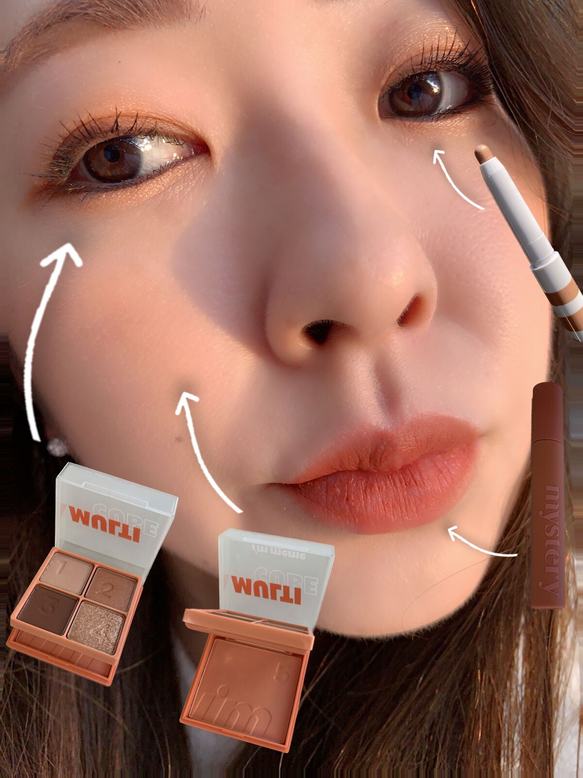 マルチキューブ/i’m meme/アイシャドウパレットを使ったクチコミ(8枚目)