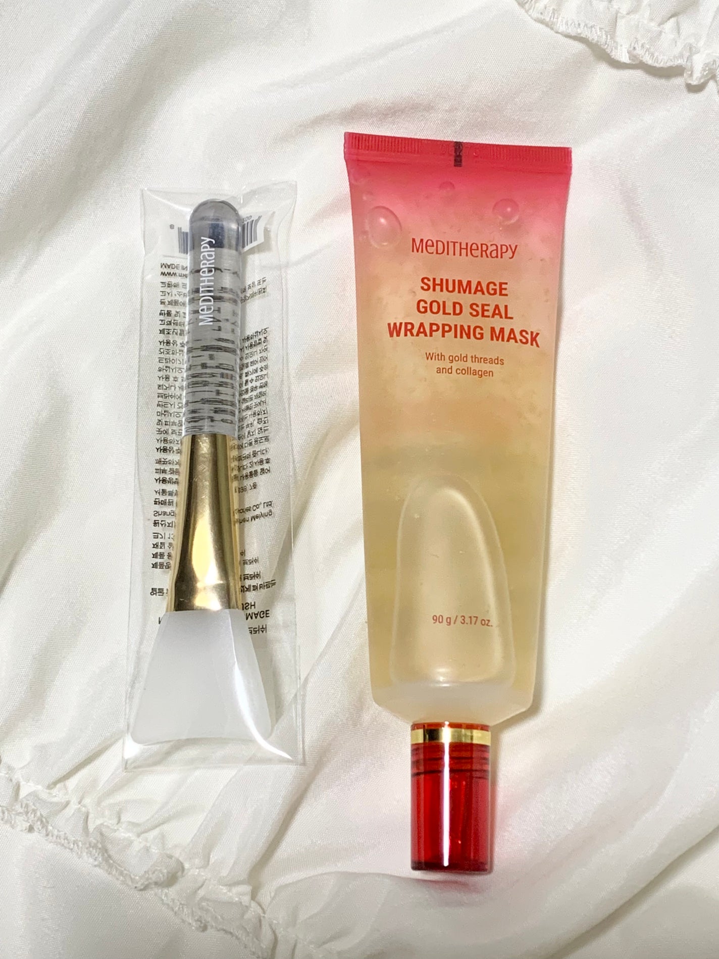 シューマジゴールド糸ラッピングマスク/MEDITHERAPY/シートマスク・パックを使ったクチコミ(1枚目)