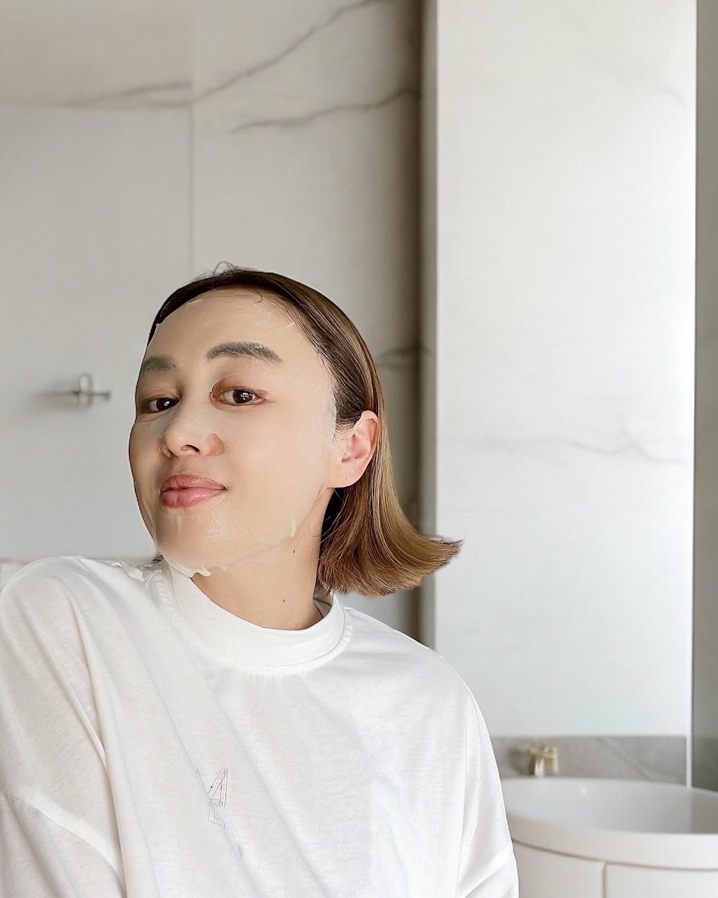 1番 ヒノキ水81%シートマスク/numbuzin/シートマスク・パックを使ったクチコミ(3枚目)