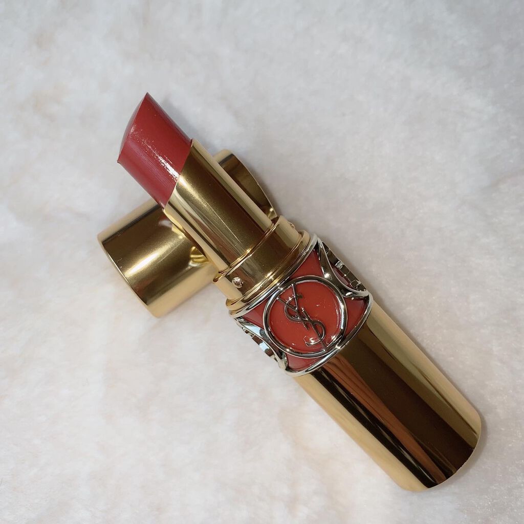 ルージュ ヴォリュプテ シャイン/YVES SAINT LAURENT BEAUTE/口紅を使ったクチコミ(3枚目)