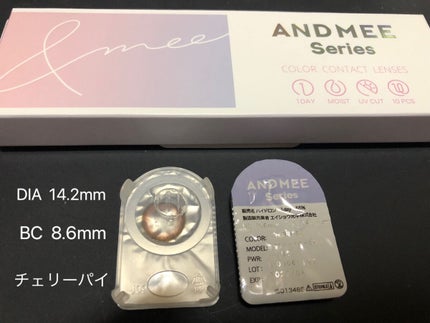 AND MEE 1day/AngelColor/ワンデー(1DAY)カラコンを使ったクチコミ(2枚目)