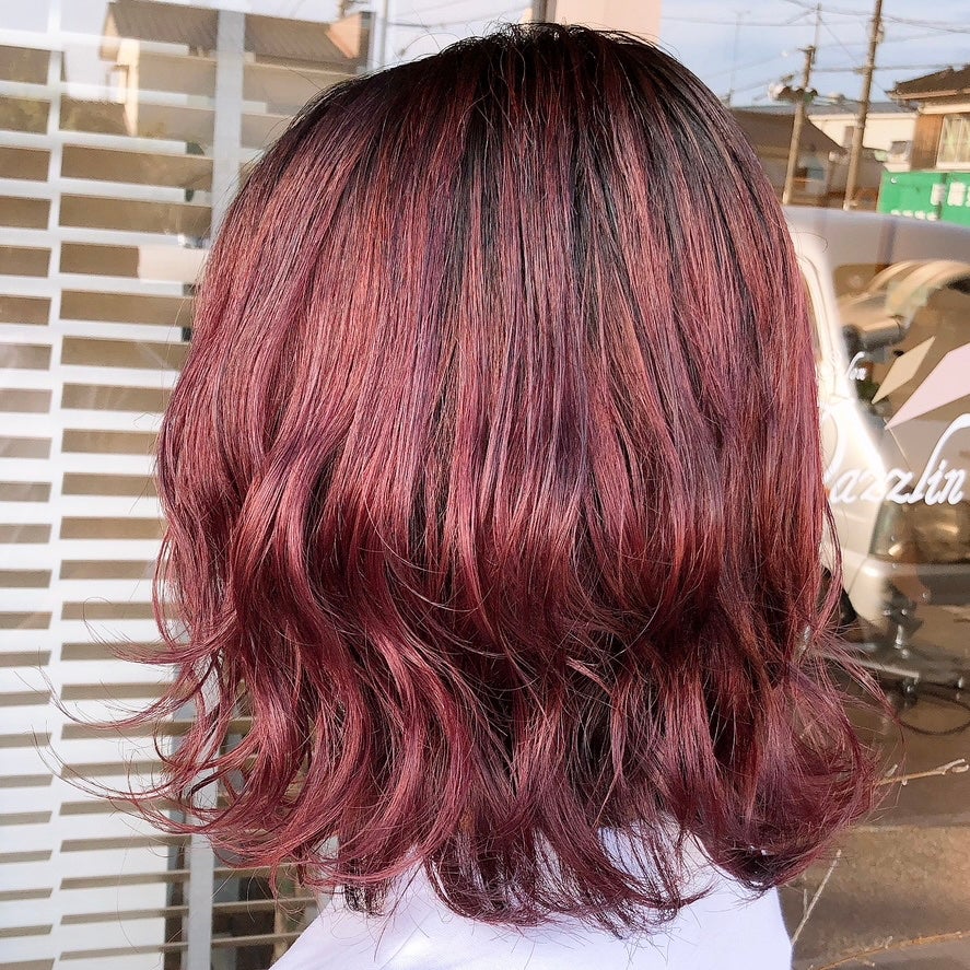 華 恋 on LIPS 「全部お気に入りのカラー🎀✨️本当はもっともっと染めてるんだけど..」(5枚目)