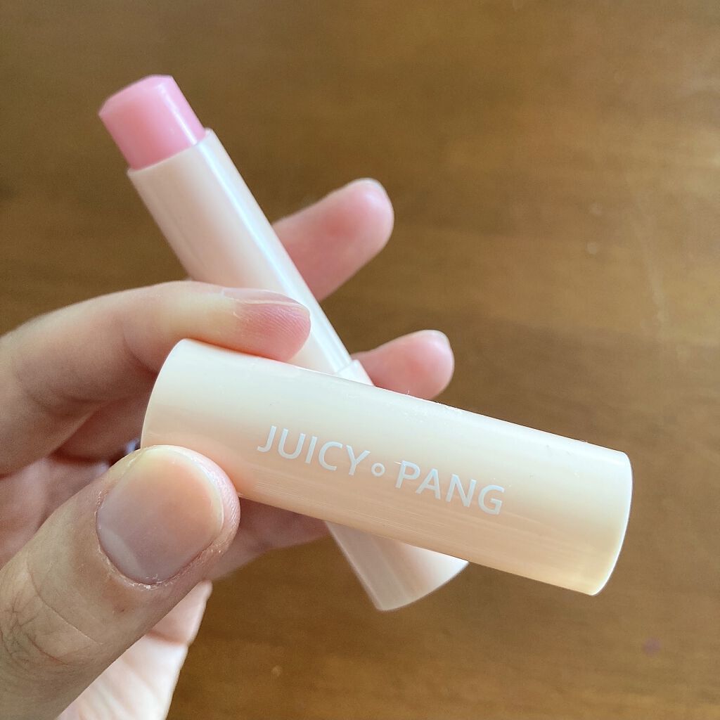 アピュー ジューシーパン カラーリップバーム PK01　いちごミルク/A’pieu/リップバームを使ったクチコミ（1枚目）