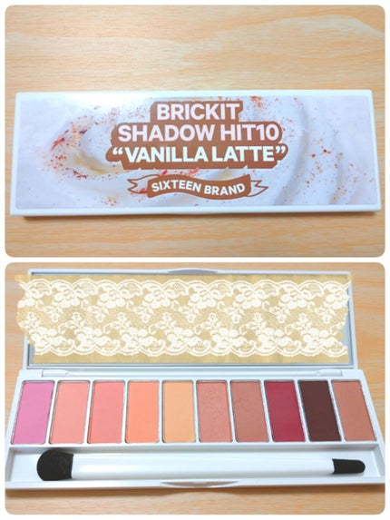 brickitshadow/16BRAND/アイシャドウパレットを使ったクチコミ(1枚目)