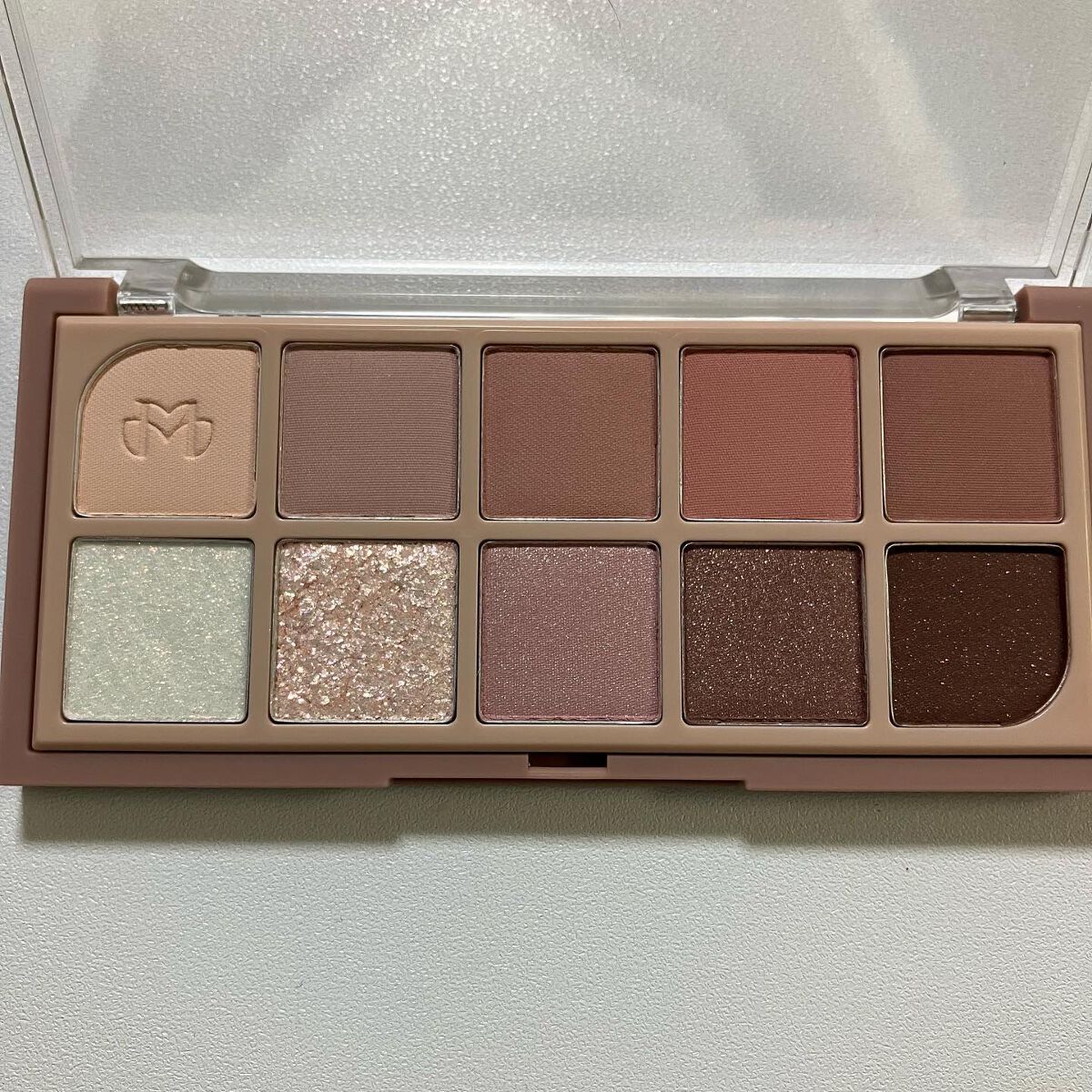 MDショールモーメント アイシャドウパレット/mude./アイシャドウパレットを使ったクチコミ（2枚目）