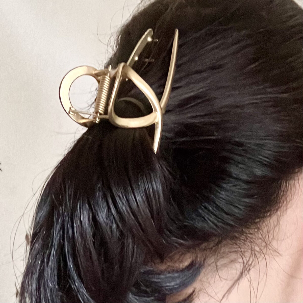 からまないゴム S ブラック/DAISO/ヘアアクセサリーを使ったクチコミ（2枚目）