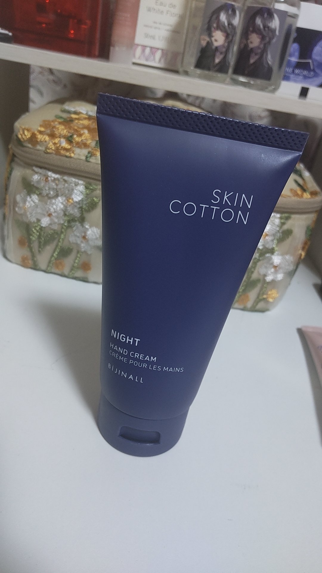 濃厚リペア ナイトクリーム/SKINCOTTON/ハンドクリームを使ったクチコミ（1枚目）