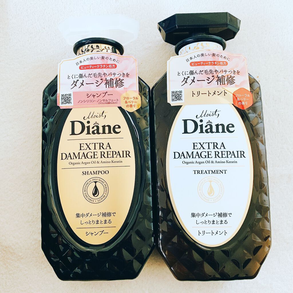 パーフェクトビューティ モイストダイアン エクストラダメージリペア シャンプー/トリートメント/ダイアン/市販シャンプーを使ったクチコミ(1枚目)