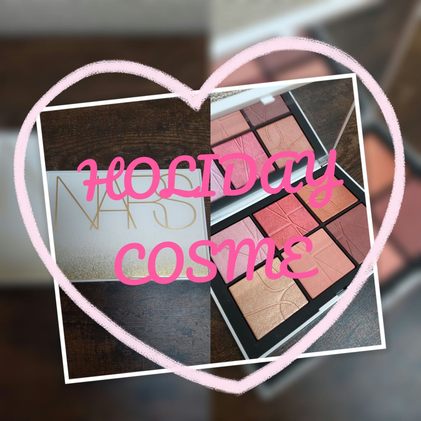 オールザットグリターズ ライトリフレクティング チークパレット /NARS/パウダーチークを使ったクチコミ(1枚目)